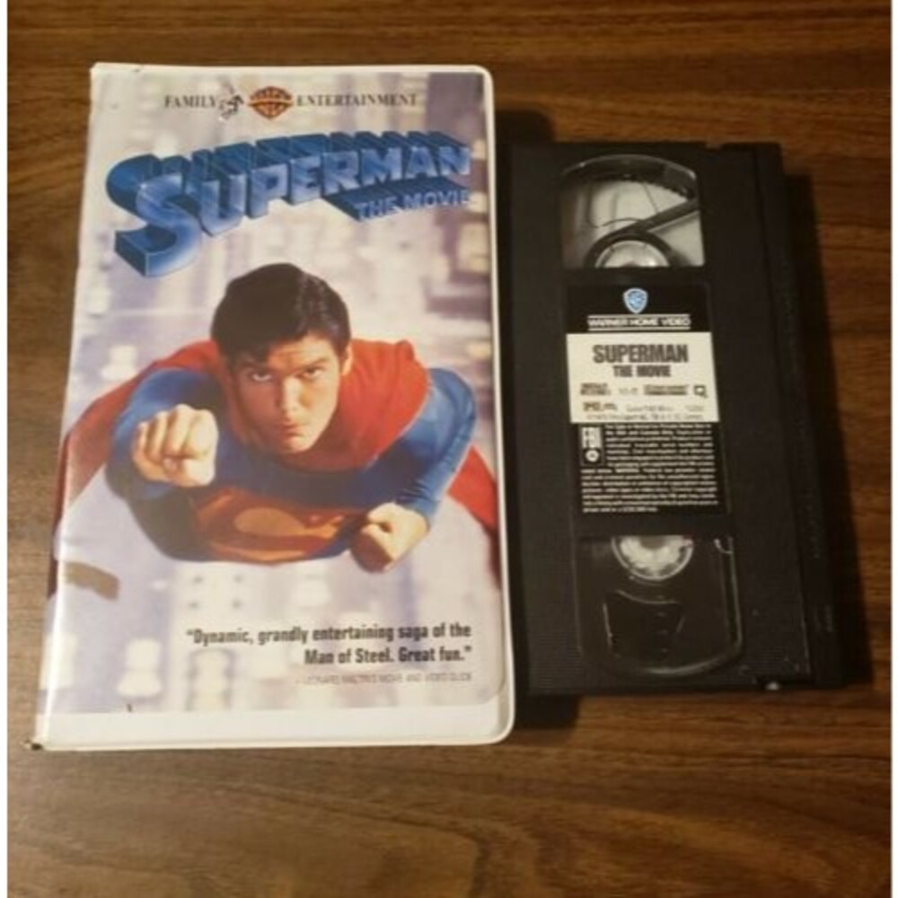 Superman: The Movie (VHS, 2003) Christopher Reeves Margot Kidder WB